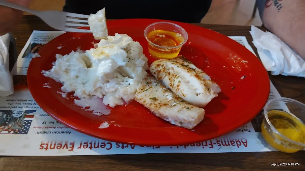 Baked Cod Fish Dinner